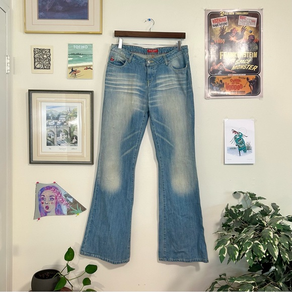 Vintage Miss Sixty Low Rise Flare Jeans - Picture 2 of 9